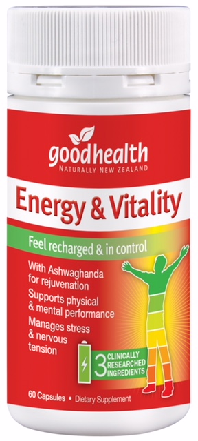 Good Health Energy & Vitality Support 60 Capsules